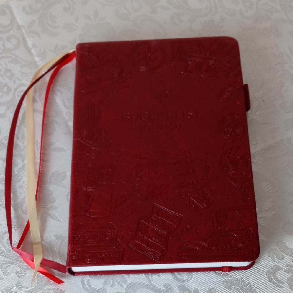 NWOT Legend Planner Bucket List Journal with Ribbon Bookmark
